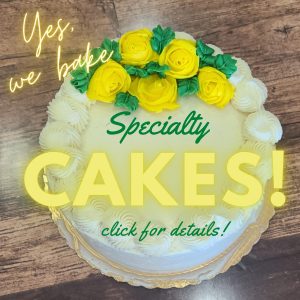 Picture of graphic for Specialty Cakes
